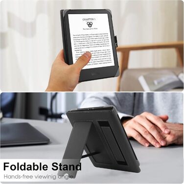 Чохол-підставка для Kindle Paperwhite, Kobo Clara HD/2E, Pocketbook, Tolino, Sony E-Reader (6-6.8