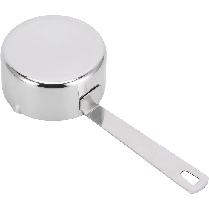 Stainless steel measuring cup 304, metal measuring spoons, baking measuring spoons with scale, cake measuring spoons for the kitchen, kitchen scale (size: 1/3 cup 80 ml) (1/2 cup 125 ml)