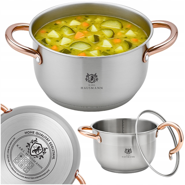 Каструля традиційна Karl Hausmann SOLID GOLD, 3 л