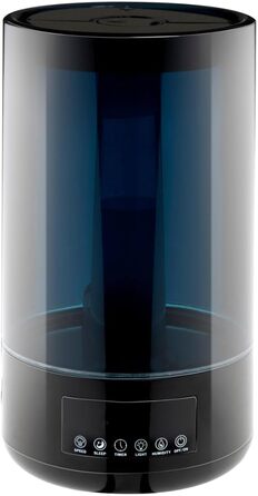 Зволожувач повітря Grundig HD-1903A – ультразвуковий, 4.3 л, з таймером, нічником та пультом дистанційного керування, чорний