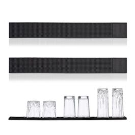 Relaxdays 2-Pack Bar Mats, 60 x 8 cm