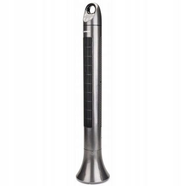 Колонний вентилятор Powermat SATIN TOWER-80, сріблястий/сірий