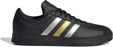 Жіночі кросівки Adidas VL Court Base, чорний/сріблястий/золотистий, 38 2/3 EU