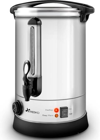 Glow Wine Cooker 6.8L / 1500W Canning Machine made of Stainless Steel, Glow Wine Kettle, Glow Wine Machine, Hot Beverage Machine, Hot Water Dispenser