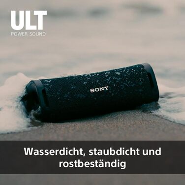 Sony ULT Field 1: Портативна Bluetooth колонка з глибоким басом, IP67 (водонепроникна, пилозахищена), 12 год роботи, чорний колір