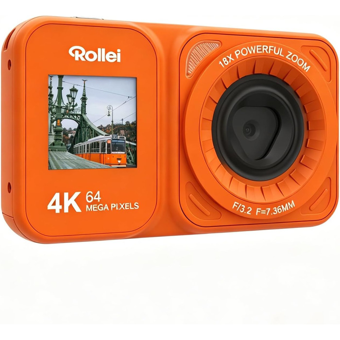 Штатив для камери Rollei, чорний, 171.5 см, компактний тринога з кульовим головкою, сумкою та функцією монопода, сумісний з Arca Swiss для DSLR