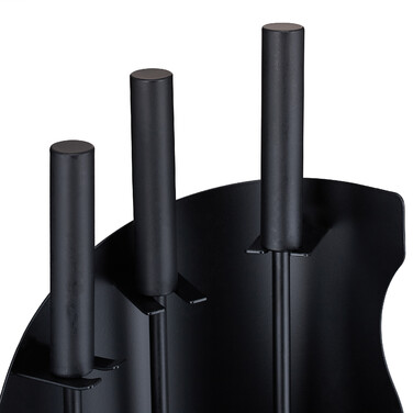Relaxdays Fireplace Set, 4-Piece
