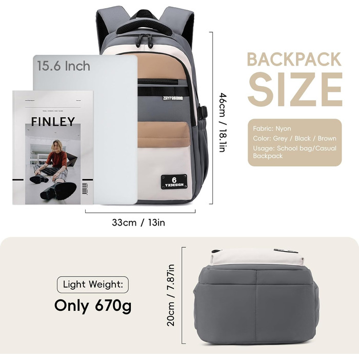 Шкільний рюкзак для підлітків, хлопчиків, 2025, для старшої школи, гімназії. Водовідштовхуючий, для ноутбука 15.6