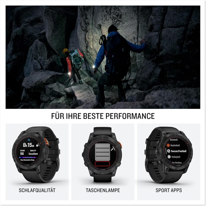 Garmin fēnix 7S Pro: GPS-годинник для мультиспорту з сонячною батареєю, кольоровим дисплеєм та підтримкою GarminPay