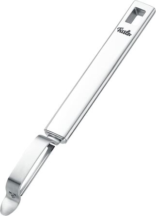 Овочечистка Fissler Original-Profi Collection з нержавіючої сталі для правшів і лівшів, універсальна для овочів та фруктів, преміум якість, срібляста