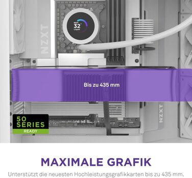 NZXT H9 Flow (2025) – великий корпус для ПК Mid-Tower з двома камерами, підтримка 420мм радіатора, 3 x 140мм та 1 x 120мм вентилятори, загартоване скло, готовність до Back-Connect