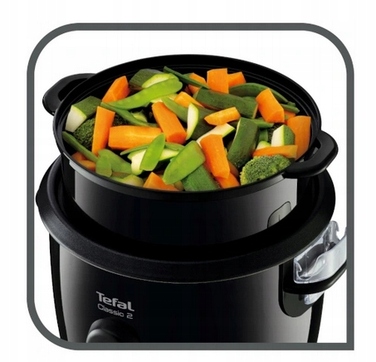 Електрична каструля Tefal Classic RK1038, 700 Вт, 5 л, чорна