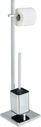 Набір для туалету WENKO Quadro 2 в 1: тримач туалетного паперу та щітка для унітазу