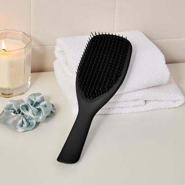 Тізер Tangle Teezer Ultimate Detangler Black Gloss - щітка для волосся, чорна, велика