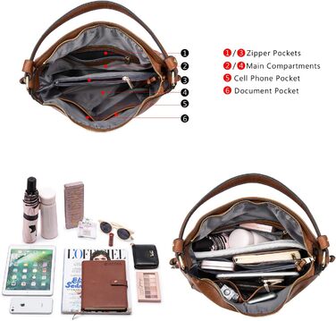 Сумка жіноча Reaer середнього розміру, шопер велика, PU шкіра, чорно-пісочний колір, на блискавці (L, коричнево-золота блискавка)