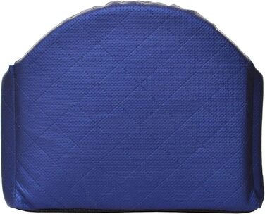 Автокрісло для собак 2в1 | Універсальне автоліжко для собак та котів | Миється, штучна шкіра, плюш, 48x48 см, блакитне