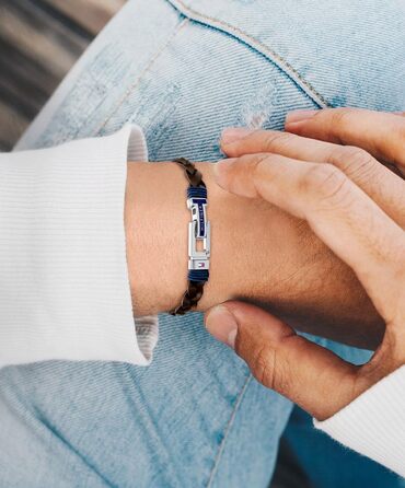 Браслет шкіряний чоловічий Tommy Hilfiger плетене коричневий 2790309