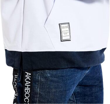 Худі чоловіче GURUNVANI Patchwork, 3XL, білий