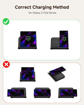 Зарядна станція SwanScout 705S для Samsung Galaxy Z Fold 7/6/5, Pixel 9 Pro Fold, Galaxy Watch 8/Ultra, Galaxy Buds 3 (без адаптера)
