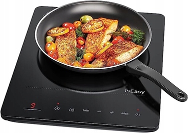 Портативна індукційна плита IsEasy, електрична варильна поверхня з таймером