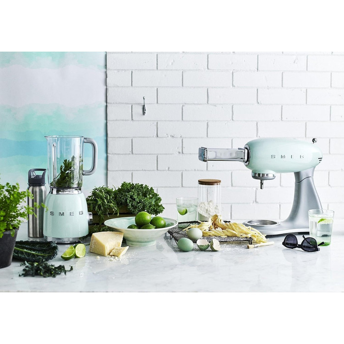 SMEG Stand Mixer BLF01PGEU, 800, Aluminum, 1.5 liters, pastel green