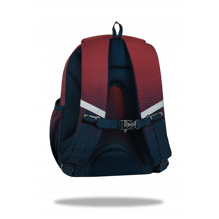 Багатовідсінковий шкільний рюкзак CoolPack, 21 л (червоний, синій)