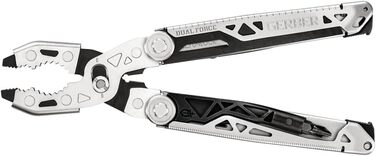 Gerber Multi-Tool with 12 functions, Dual Force, includes holster, with one-hand opening and frame-lock locking mechanism, overall length: 12 cm, 30-001613