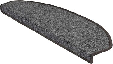 Сходинкові килимки Casa Pura London, 15 шт., 11 кольорів, антрацит, надійна фіксація, стабільна кутова рейка