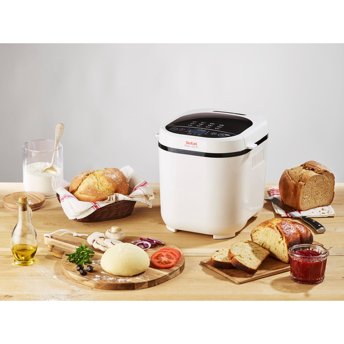 Хлібопічка Tefal PF210138 біла, 700 Вт