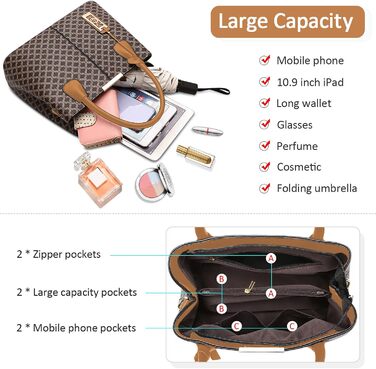 Сумка жіноча DIRRONA Retro Khaki: класична сумка-месенджер через плече, повсякденна крос-боді сумка зі штучної шкіри для подорожей та вечірок