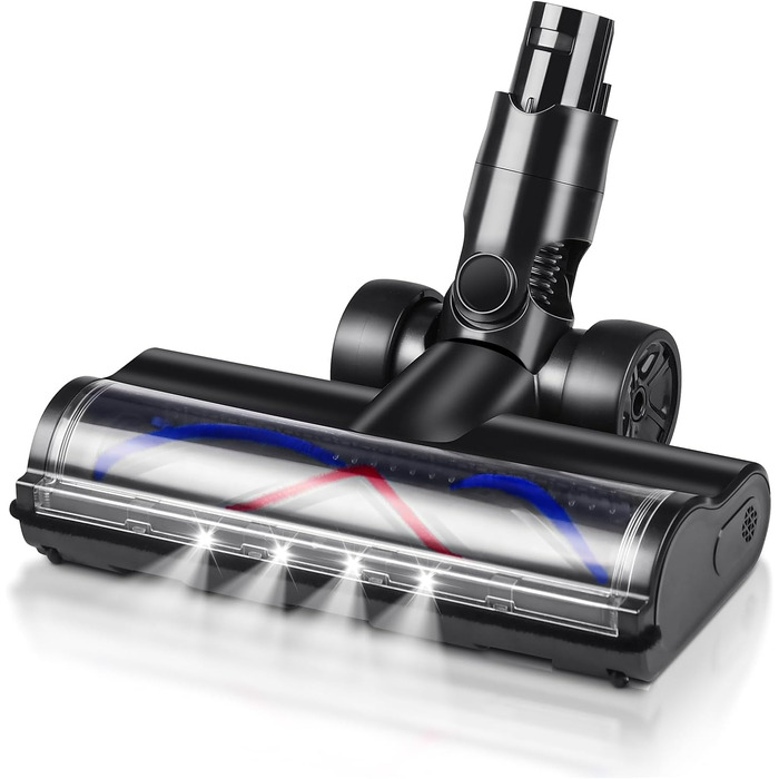 Замінний насадка-щітка для пилососів Dyson V6 DC58/59/61/62/72/74 з LED-підсвічуванням, для твердих підлог та килимів