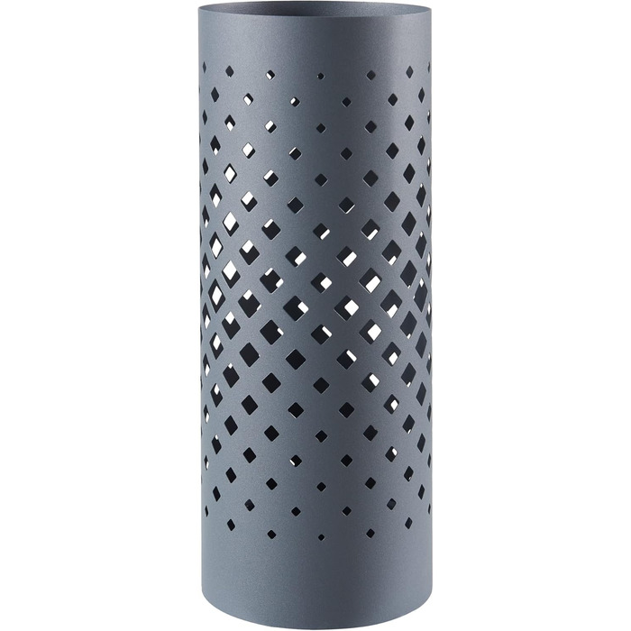 ACAZA Metal Umbrella Stand with Water Tray, Grey