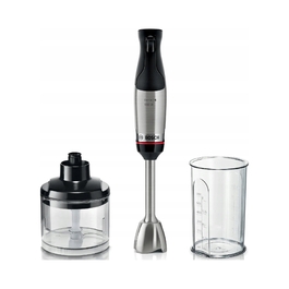 Погружний блендер Bosch ErgoMaster MSM6M620 1000 Вт з подрібнювачем QuattroBlade