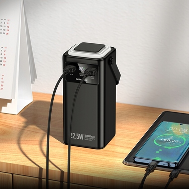 Потужний павербанк Borofone 50000 mAh, чорний