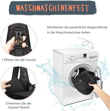 Dog-friendly sling carriers, hands-free travel bag for small pets with adjustable straps, hardboard base, safety belt, for dogs up to 2.8kg, widened version (M+ (For short-legged pets under 2.8kg), Black)