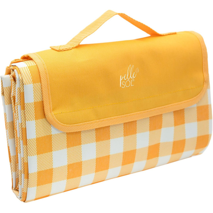 Плед для пікніка Pelle & Sol, 200x140 см, водонепроникний, з ручкою, для відпочинку на природі