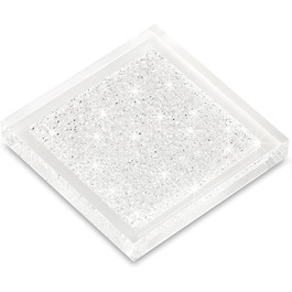 Luxurious Coaster Embellished with Swarovski Crystals / Elegant Table Decoration (1 piece - ) (Transparent)