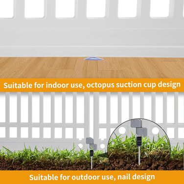 Вольєр для цуценят Gupamiga, розкладний вольєр для собак з дверима, вольєр для цуценят для квартири, міцний та гладкий, просте встановлення, білий (178 x 178 см), 8 штук (80 см)