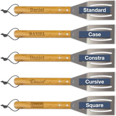 Набір для грилю BBQ з іменним гравіюванням - 3 частини - з кейсом для зберігання