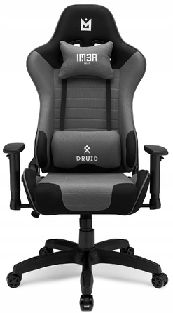 Ігрове крісло IMBA seat Druid, тканина, сіре