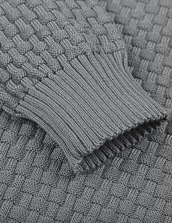 Пуловер чоловічий Tarainya, теплий светр з капюшоном, трикотажний, довгий рукав, колір сірий (C), розмір XL