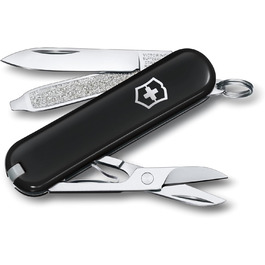 Мультитул Victorinox Classic SD Dark Illusion: 7 функцій, швейцарський ніж, подарунок