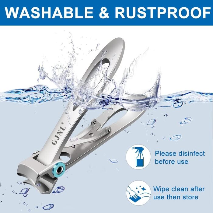 Нігтеріз для товстих нігтів - 16 мм, нержавіюча сталь. Ідеально для великих пальців ніг, чоловіків та людей похилого віку