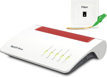 Роутер FRITZ!Box 5590 Fiber: Wi-Fi 6, 2.5 Gigabit LAN, Mesh, DECT, для підключення до оптоволоконного інтернету