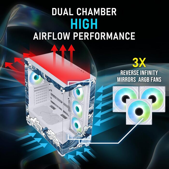 Корпус ПК BitFenix CETO Premium Edition Mid Tower (білий)