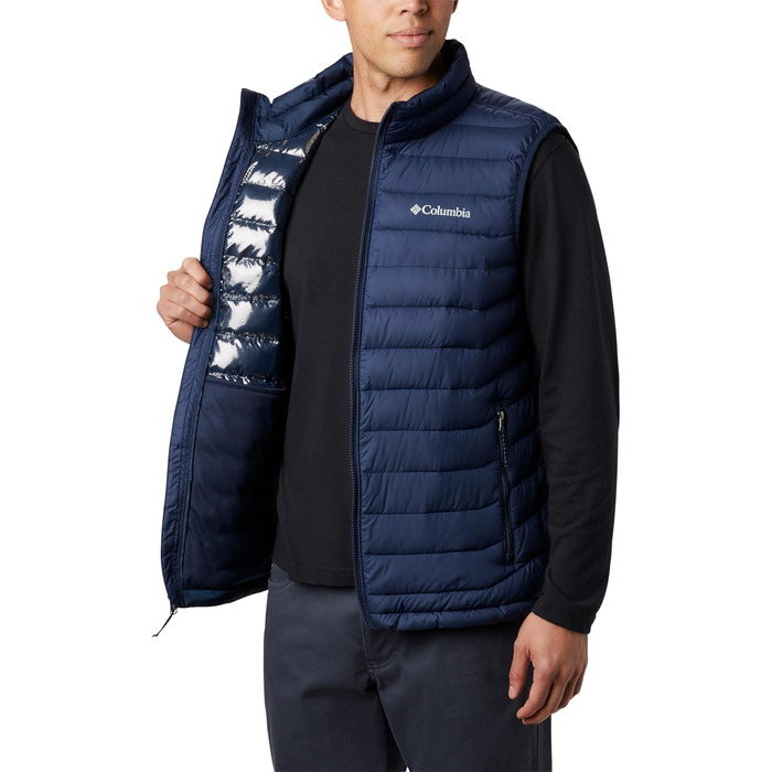 Жилет чоловічий Columbia Powder Lite Vest, пуховик без рукавів, M, Collegiate Navy