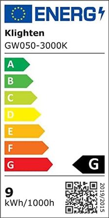 LED-стінні світильники Klighten 2 шт. з регульованим кутом нахилу, тепле світло 3000K, алюміній, для внутрішнього та зовнішнього використання, антрацит