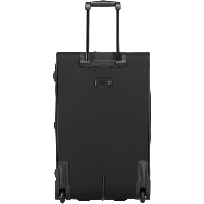 Чемодан на колесах Paklite Orlando, 73 см, 80 л, чорний - великий дорожній валіза
