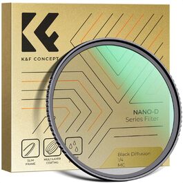 Фільтр K&F Concept Black Mist 49мм для відео та портретів (24-шарове нанопокриття)