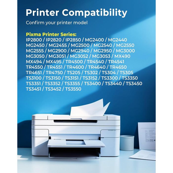 Картридж ECHALLENGE PG 545 XL чорний (замінник Canon 545), набір 2 шт. для принтерів Canon Pixma TS3350, TS3150, MG2550s, MG3050, MG2950, MX490, MX495, TR4550, TR4551
